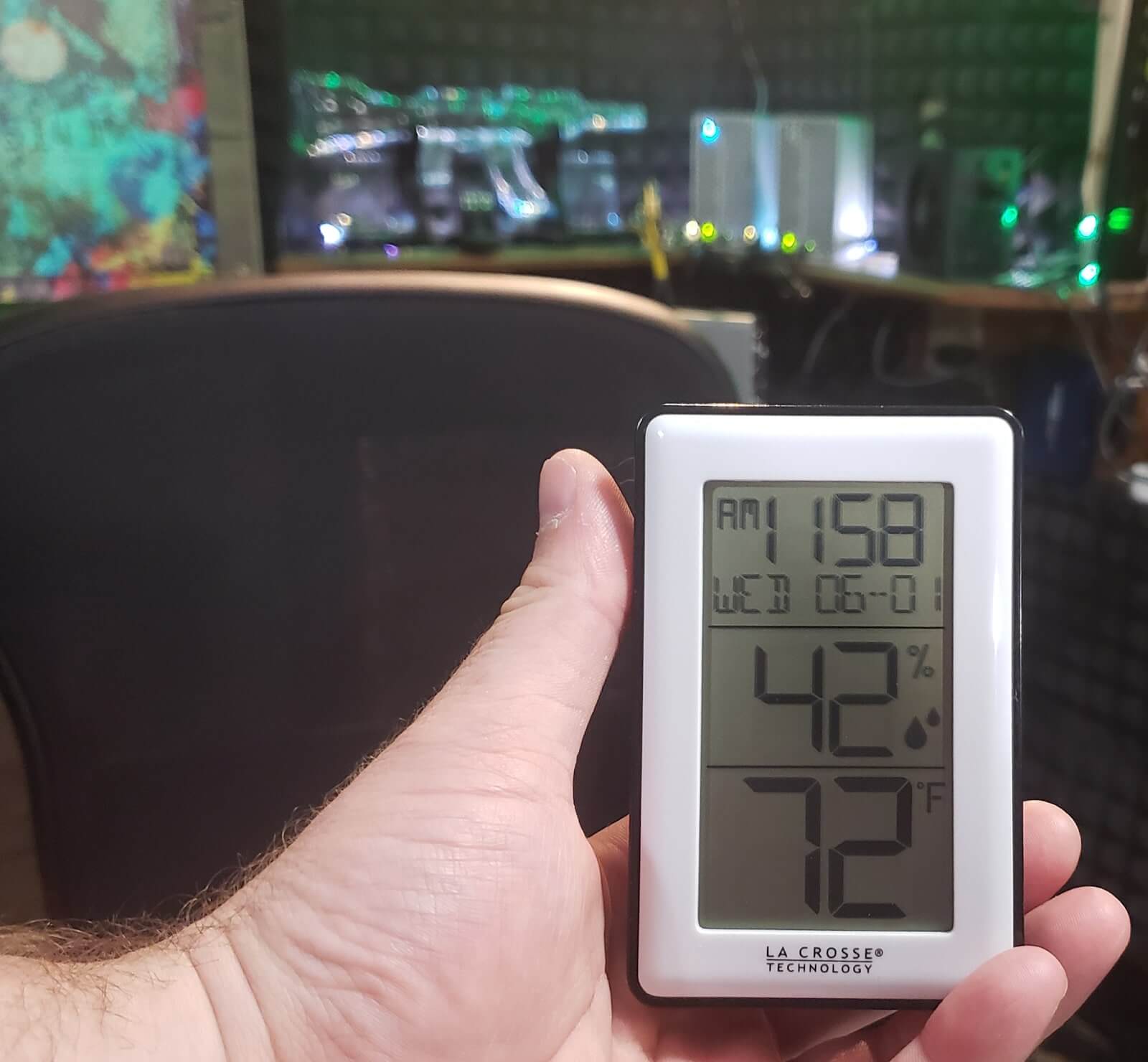 Studio heated by mining rigs