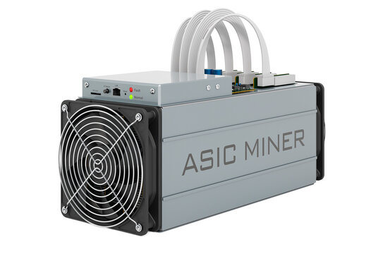 An ASIC mining rig